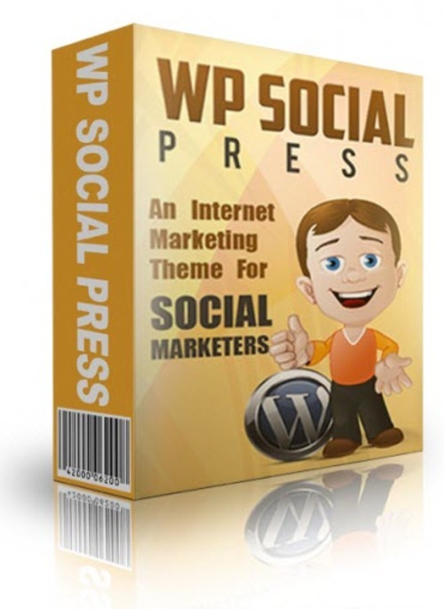 Product picture WP Social Press Wordpress Theme - MRR
